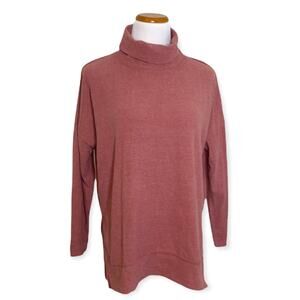 Melloday Light Brick Turtleneck Top NWT Size Small